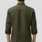 The Estate Olive Linen Shirt | Premium Earthy Aesthetic