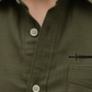 The Estate Olive Linen Shirt | Premium Earthy Aesthetic