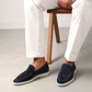 The Riviera Suede Walk Loafer - Midnight Navy
