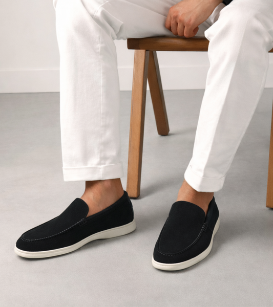 Heritage Italian Suede Loafers - Quiet Luxury Collection