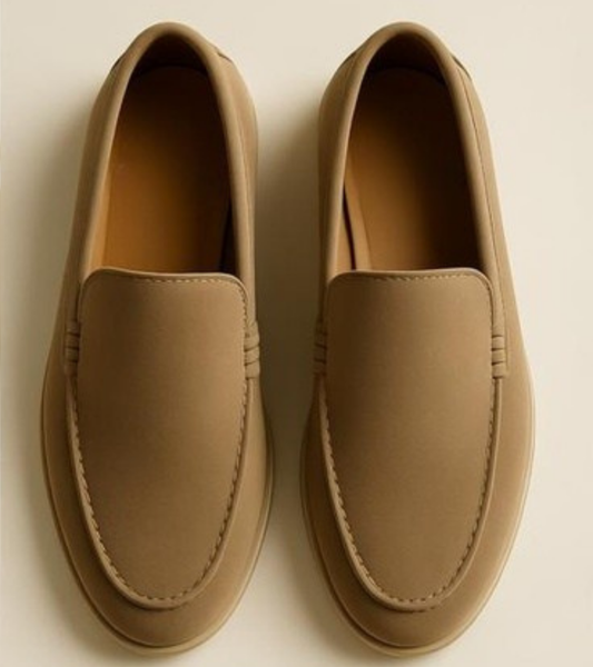 Men’s Italian Suede Slip-On Loafers