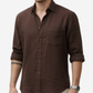 The Riviera Coffee Linen Shirt | Premium Earth Tone Essential