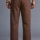 The Tuscany Terra Linen Trousers – Roasted Espresso