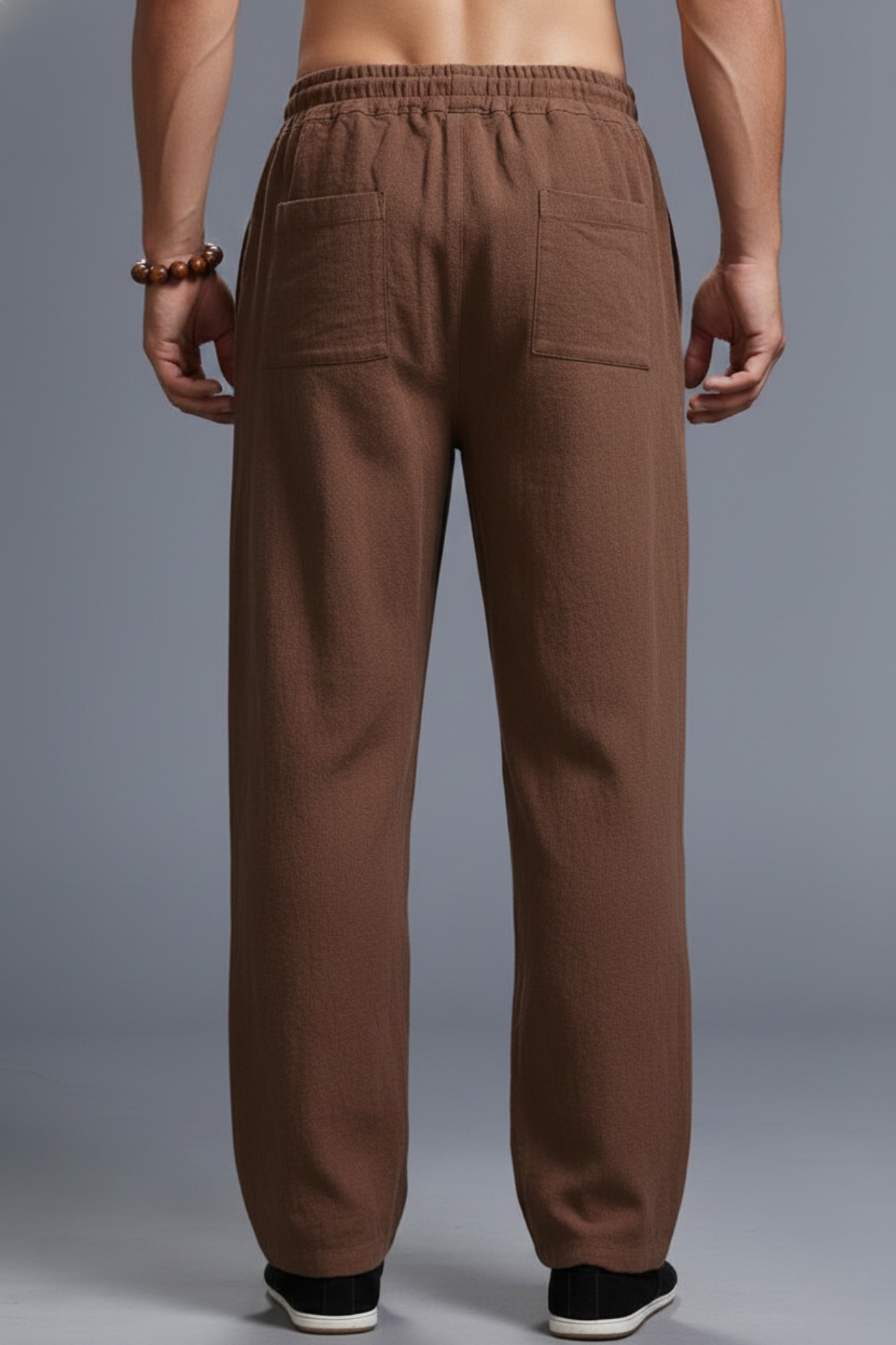 The Tuscany Terra Linen Trousers – Roasted Espresso