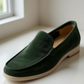 Men's Hand-Stitched Italian Suede Loafers
