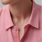 The Amalfi Signature Linen Shirt - Rose Quartz
