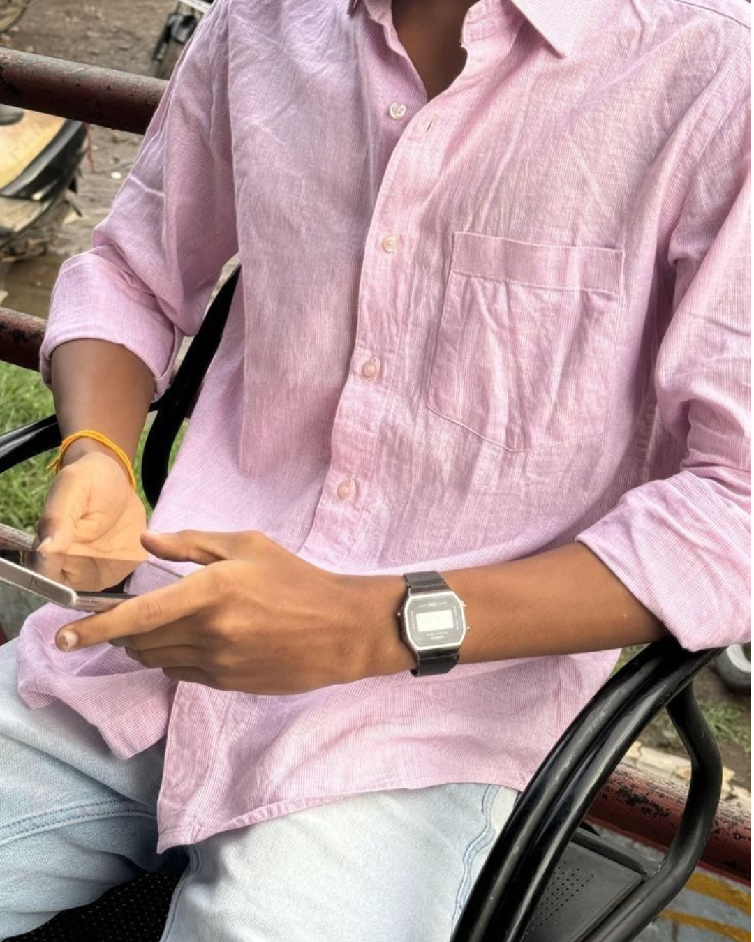 Blush Breeze Linen Shirt