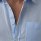 The Amalfi Coast Linen Shirt | Sky Blue