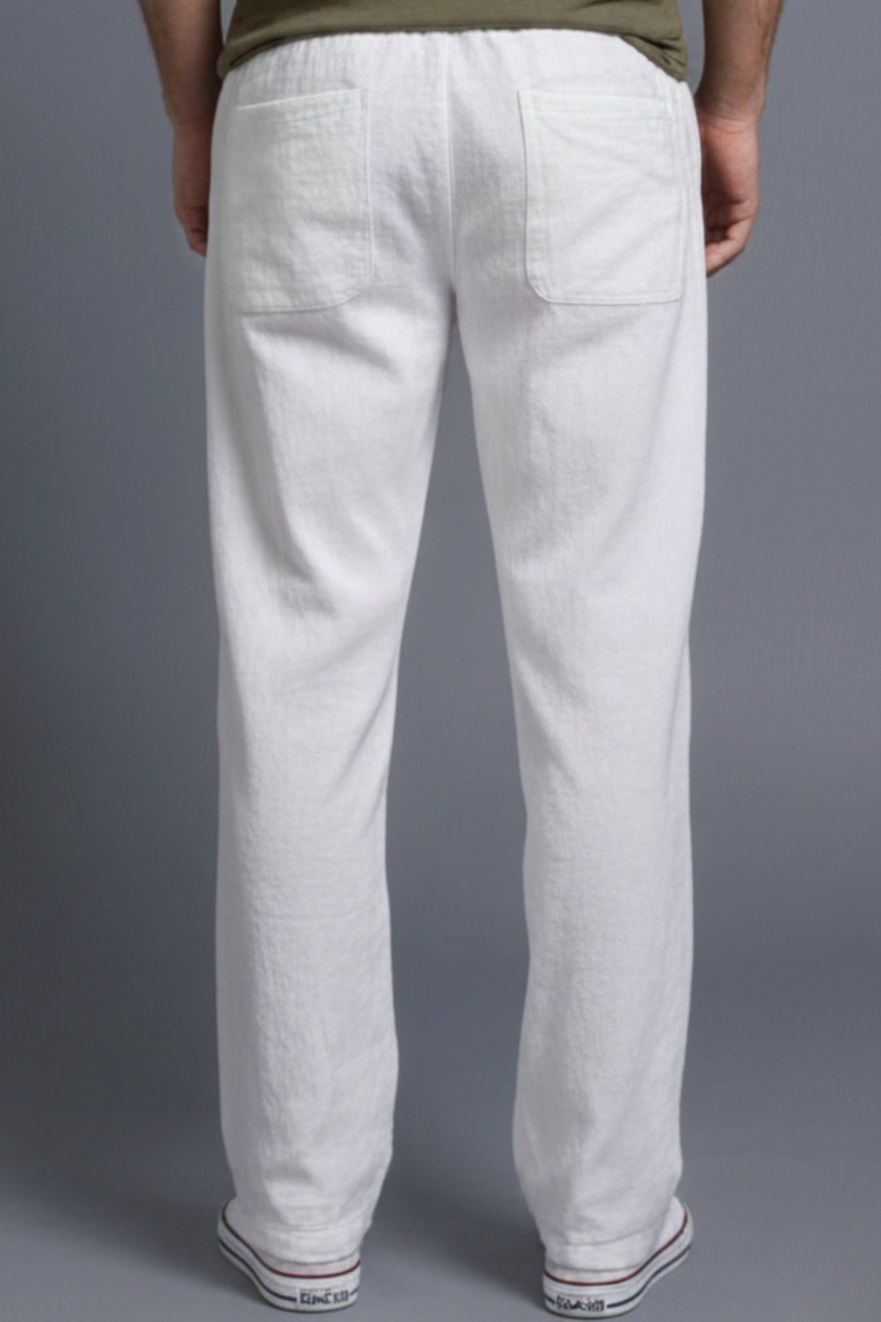 The Heritage Riviera Linen Trousers – Timeless White