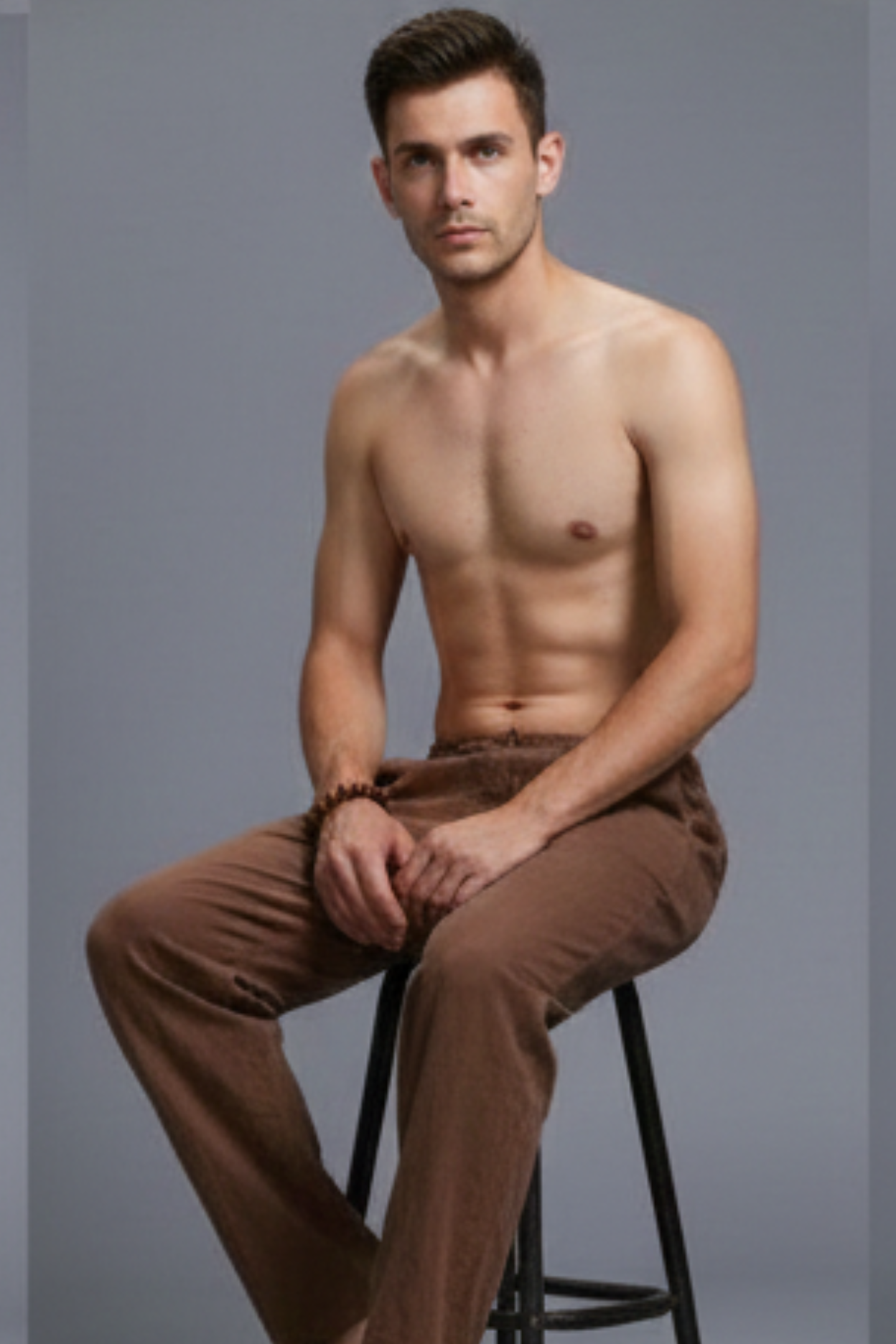 The Tuscany Terra Linen Trousers – Roasted Espresso