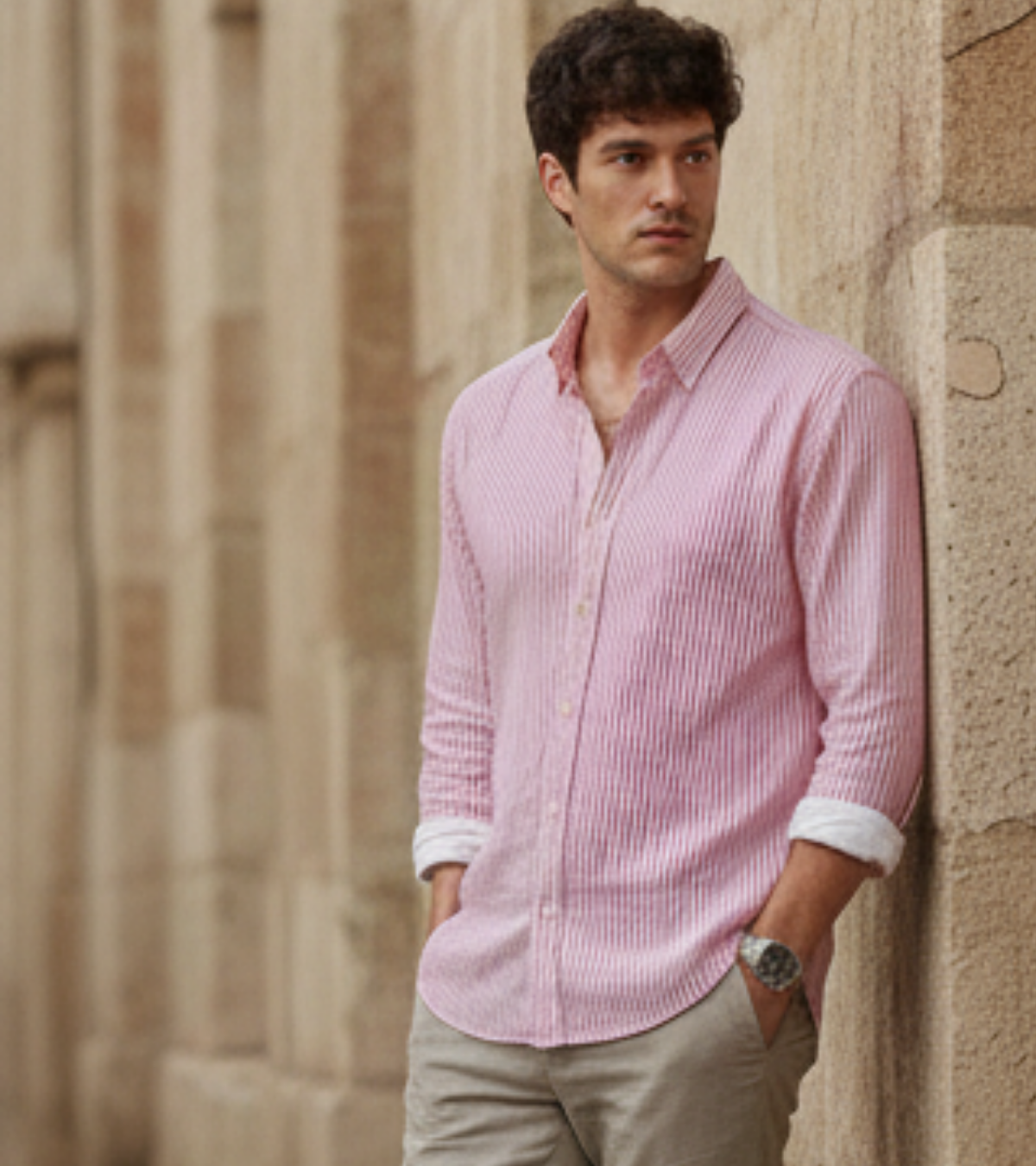 The St. Tropez Striped Oxford