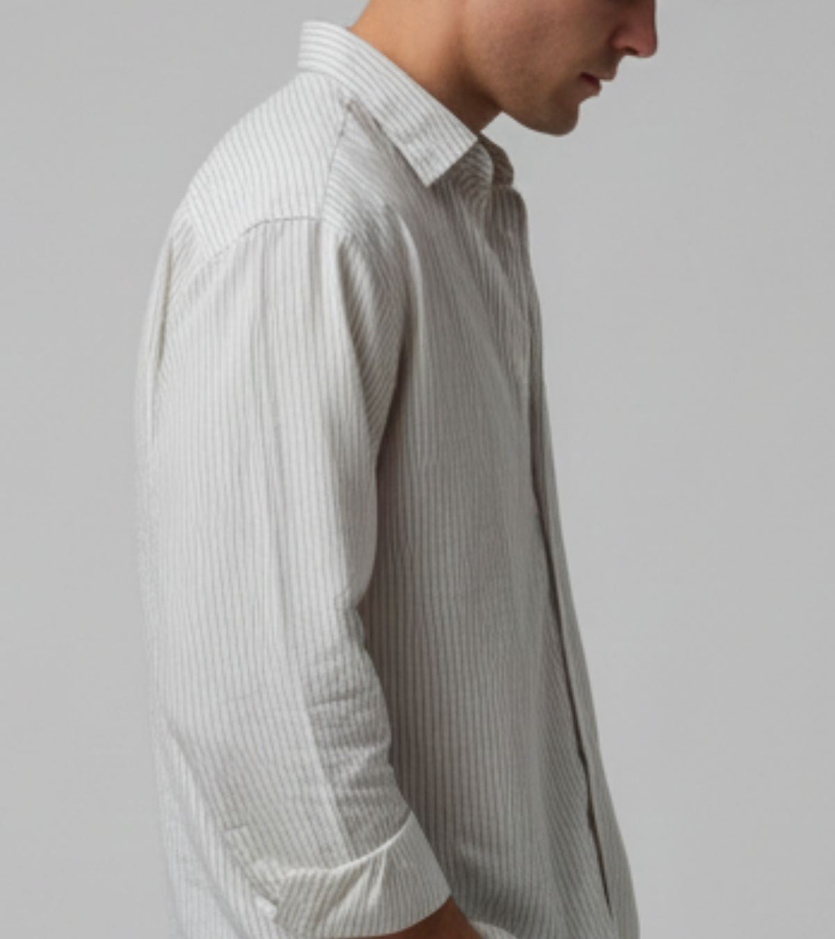 The Monochromatic Estate Shirt in Silver Birch