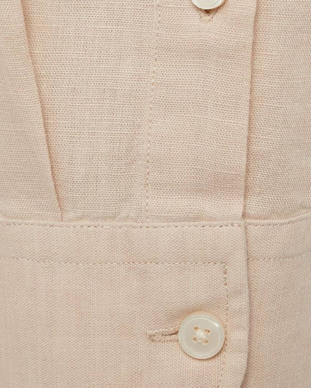 Ivory Mandarin Collar Shirt