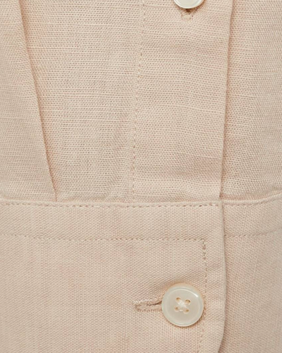 Ivory Mandarin Collar Shirt