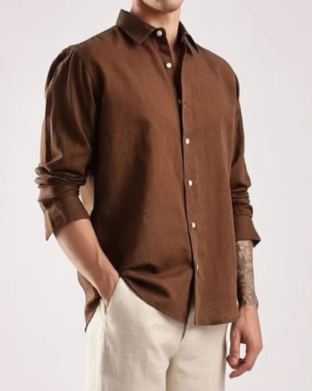 Men’s Classic Linen Shirt