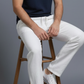 The Heritage Riviera Linen Trousers – Timeless White