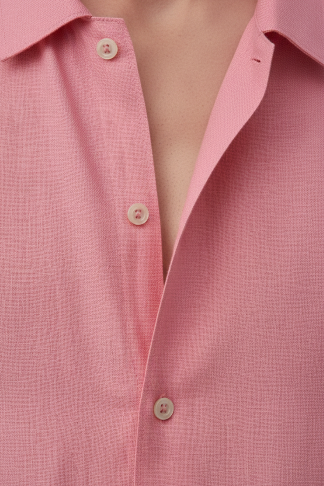 Old Money Linen Set – Blush Pink Shirt & Sand Linen Pant