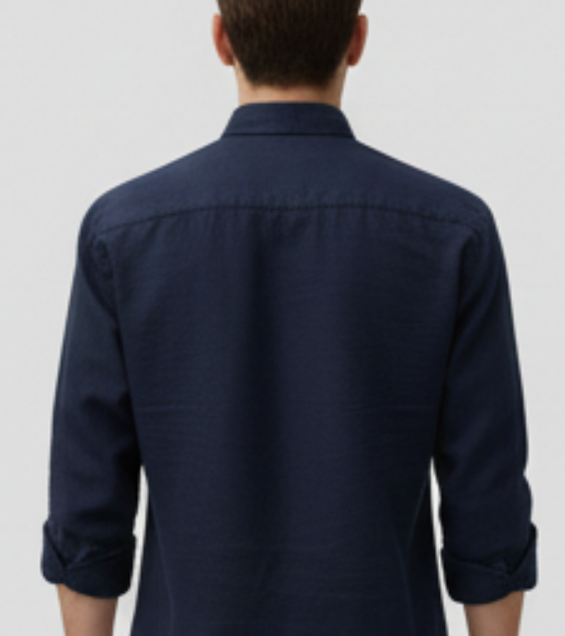 The Midnight Onyx Linen Shirt | Timeless Black Quiet Luxury