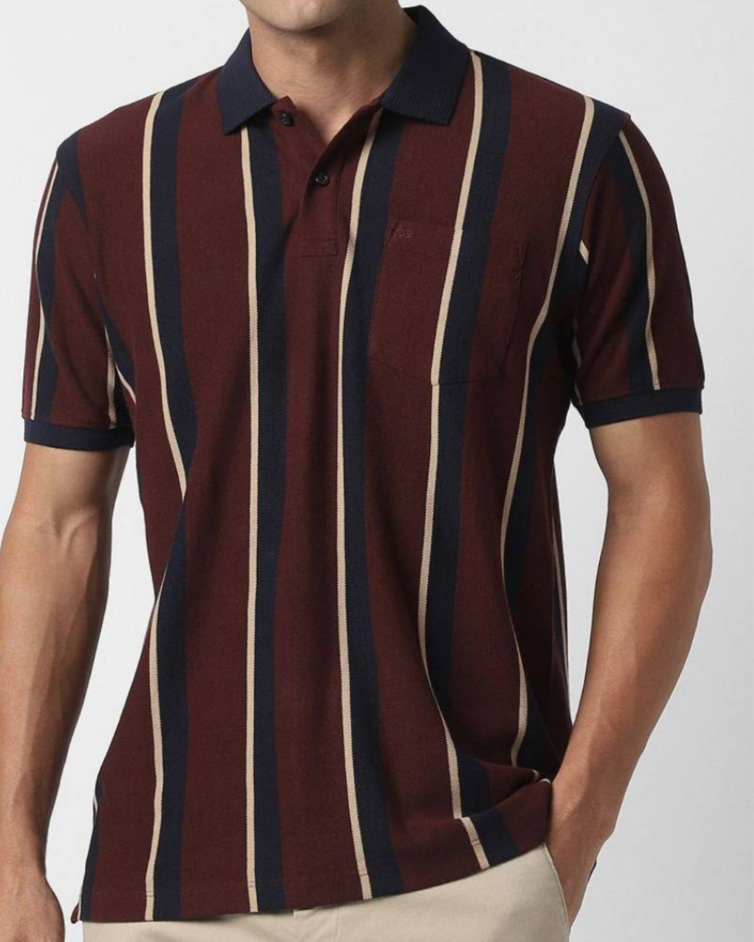 Urban Vintage in Burgundy Stripes
